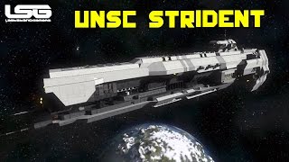 Space Engineers  UNSC Strident Heavy Frigate [upl. by Cinom25]