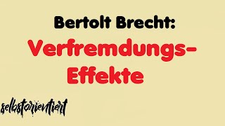 Bertolt Brechts Verfremdungseffekte Der gute Mensch von Sezuan  Deutsch Abitur 2019  2020 [upl. by Nathanson712]