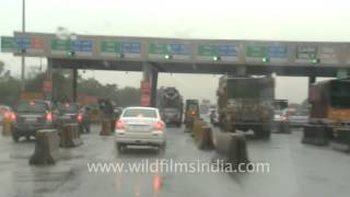 Toll plaza on NH8 GurgaonJaipur expressway [upl. by Ailemaj]