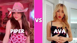 Piper Rockelle Vs Ava Kolker TikTok Dances Compilation [upl. by Granlund]