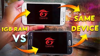 1GB Vs 1GB Ram Same Device Free Fire Test [upl. by Clementius327]