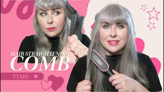 Taming Silver Locks with the TYMO Ring Hair Straightener Brush [upl. by Alonso424]