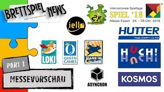 Messevorschau  SPIEL Essen 2018  Teil I [upl. by Iroak270]