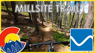 Millsite Trail  Hardtail Descent  CO MTB [upl. by Siraj945]