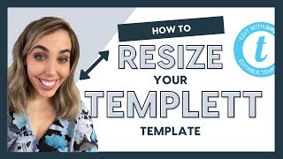 How to resize a Templett Document Templett Seller Tutorial 🤓 How to sell digital products online [upl. by Adlemy]