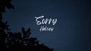 Halsey  Sorry Slowed  Reverb [upl. by Asirral]