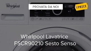 Video Recensione Lavatrice Whirlpool FSCR90210 [upl. by Farrell]