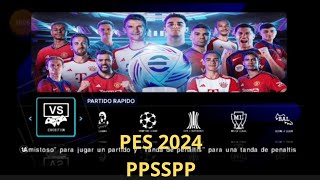 Pes 2024 PPSSPP Mediafıre [upl. by Annala]