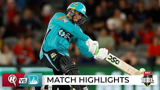 Bartlett Khawaja stand up as Heat overpower Renegades  KFC BBL12 [upl. by Ahseek787]