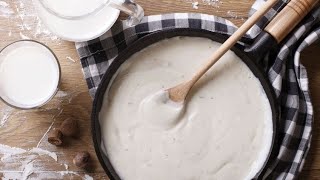 Receta de Salsa o crema bechamel fácil y rápida  Karlos Arguiñano [upl. by Nnalyrehs76]