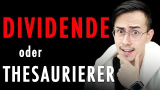 Ausschüttend vs Thesaurierend So optimierst du deine Rendite mit ETFs [upl. by Aibos]