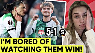 Darwin Nunez Is On Fire Liverpool 51 Sparta Prague Reaction [upl. by Finlay]