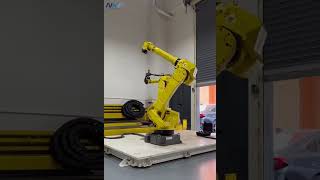 Case demonstration of Fanuc robot in action [upl. by Heiner]