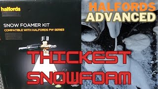 The AMAZING Halfords Snow Foamer Kit Unboxing amp Review [upl. by Akcinahs]