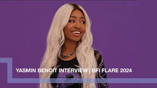 Yasmin Benoit on the casting of asexual and aromantic characters  BFI Flare 2024 [upl. by Nylsirhc]