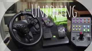 UNBOXING VOLANT SAITEK FARMING SIMULATOR 15 GOLD FR [upl. by Orth359]