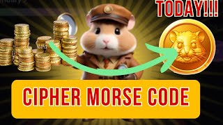 Hamster Kombat Daily Cipher Morse Code  20062024  Claim 1000000 Coins Task Reward [upl. by Myrtle75]