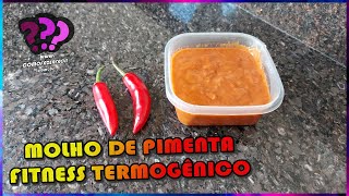 COMO FAZER MOLHO DE PIMENTA CASEIRO FITNESS TERMOGENICO [upl. by Maisel304]