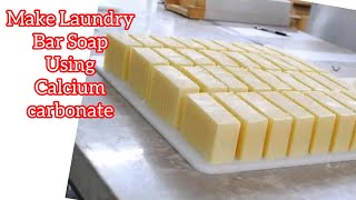 How to make Laundry Bar Soap with Calcium carbonate [upl. by Valeria]