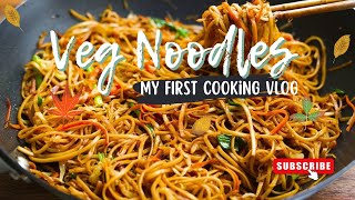 Veg Noodles Recipe in HindiUrdu  Veg Chowmein  Hakka Noodles  Quick Easy Homemade [upl. by Nivalc140]