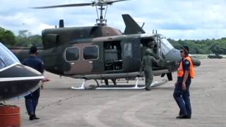 SAREX 2013 Bell212 Royal Thai Army Arrival  กองบิน 23 อุดรธานี [upl. by Teryn]