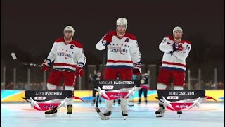 PS4 NHL 20 NHL Threes Exhibition Pittsburgh Penguins Vs Washington Capitals [upl. by Enenaj]