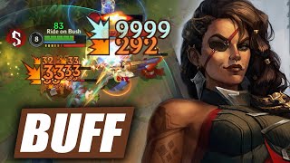 BUFF SAMIRA IS NOW OP IN DRAGON LANE  SEASON 14 [upl. by Noelopan]