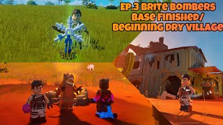 Lego Fortnite LetsPlay S2  Ep3  Brite Bombers base Level 5Beginning Dry Village [upl. by Dorothee11]