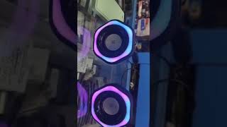 Portronics in tune 4 desktop speaker with RGB light 12W youtubeshortsportronicsreelsgamingviral [upl. by Spear]