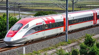 Whoosh whoosh whoosh Journey with whoosh train from Jakarta to Bandung with maximum speed 350kmh [upl. by Tsepmet]