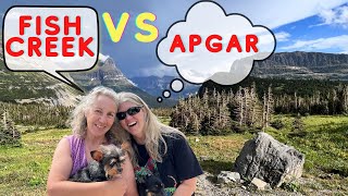 Glacier National Park Campgrounds  Apgar vs Fish Creek [upl. by Germann]