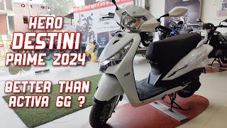 Hero Destini Prime 2023 125cc Scooter with Better Mileage amp Features at Affordable Price [upl. by Korten]