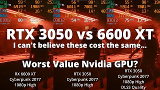 RTX 3050 vs RX 6600 XT The Ultimate Comparison [upl. by Ramoh]