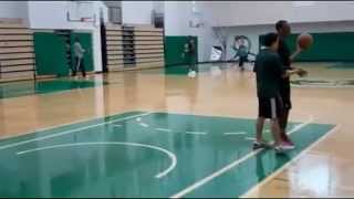 Rajon Rondo shooting practice [upl. by Nnylsoj]