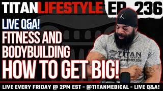 Titan Lifestyle  Live QampA with BIG Dru Fitness Bodybuilding and much more [upl. by Aliuqaj]