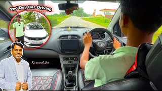 कार कैसे चलायें  2nd Day  How to Drive a Car 🚘  Karunesh Kaushal [upl. by Azilem]