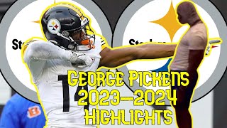 George Pickens 20232024 NFL Highlights [upl. by Aenea446]