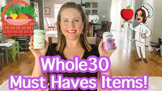 HOW TO SURVIVE YOUR FIRST WHOLE30  WHAT TO BUY FOR WHOLE30  WHOLE30 PREP  WHOLE30 GROCERY HAUL [upl. by Adnilre372]