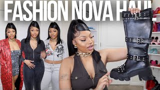 A very HUGE Fashion Nova HAUL [upl. by Innos243]