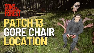 Patch 13  New Blueprint  Gore Chair  Sons Of The Forest [upl. by Kamal]