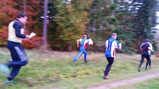 20171115 Mass mens start for NATO AIRCOM Champs 2017 orienteering relay race [upl. by Isaacs]