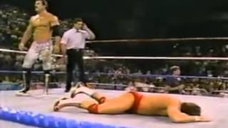 Ravishing Rick Rude vs Jim Powers WWF Superstars [upl. by Aisereht394]