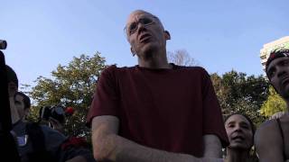 Bill McKibben at Occupy Wall Street rally 1082011 [upl. by Suedama]