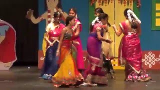 TAM Sankranthi Sambaralu 2016  Sankranthi Medley  dance [upl. by Drusie351]