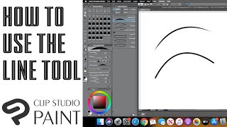 Clip Studio How to Use the Line Tool [upl. by Eivla]