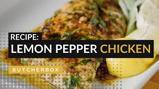 Lemon Pepper Chicken Breast Recipe [upl. by Tnairb448]