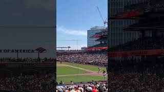 One of Brandon Crawford’s last at bats as a Giant baseball mlb sfgiants [upl. by Ttezzil]