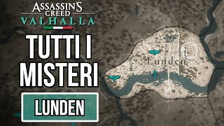 ASSASSINS CREED VALHALLA ITA  Lunden  Tutti i Misteri [upl. by Alvar725]