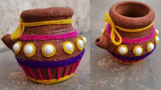 Karva Chauth special  Matki sajane Ka Tarika ।। Beautiful idea so fast rc [upl. by Stinson]