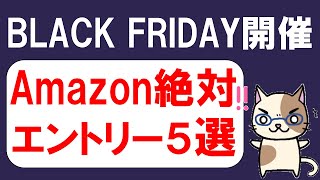 Amazonブラックフライデー攻略法！エントリー必須キャンペーン・クーポン・お得な商品（1125 000～121 2359） [upl. by Leibarg]